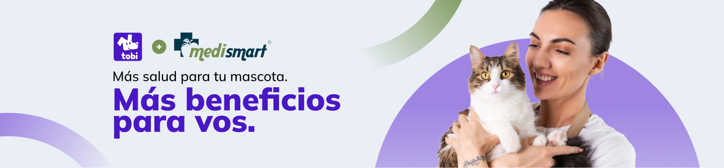 Tobi + MediSmart: Más salud para tu mascota. Más beneficios para vos.